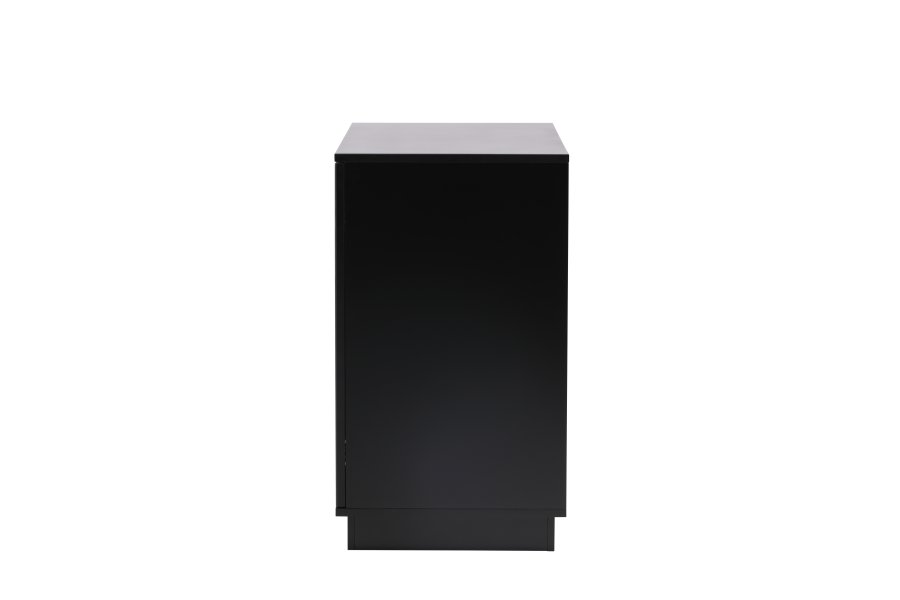 VENTURE DESIGN Lenox sknk, m. 2 lger og 2 hylder - sort MDF