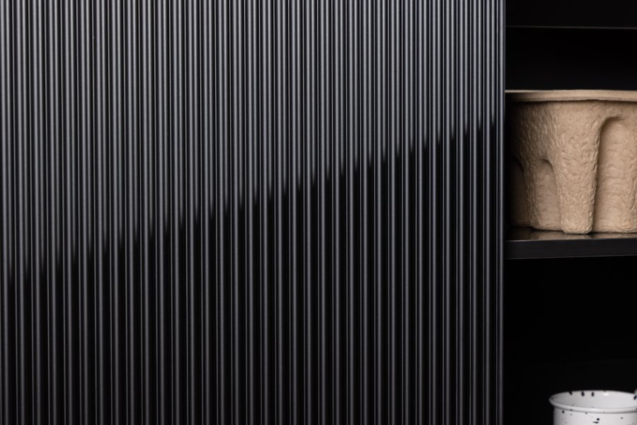 VENTURE DESIGN Lenox sknk, m. 2 lger og 2 hylder - sort MDF