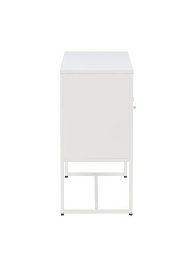 VENTURE DESIGN Malla sknk, m. 3 lger og 2 hylder - hvid stl