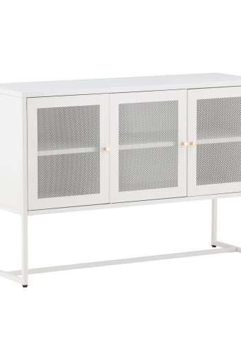 VENTURE DESIGN Malla sknk, m. 3 lger og 2 hylder - hvid stl