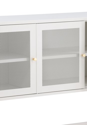 VENTURE DESIGN Malla sknk, m. 3 lger og 2 hylder - hvid stl