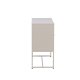 VENTURE DESIGN Malla sknk, m. 3 lger og 2 hylder - beige stl