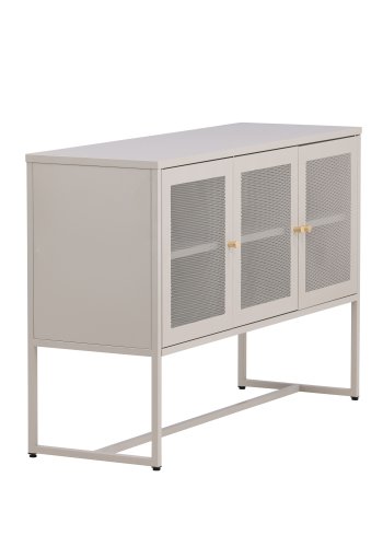 VENTURE DESIGN Malla sknk, m. 3 lger og 2 hylder - beige stl