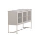 VENTURE DESIGN Malla sknk, m. 3 lger og 2 hylder - beige stl