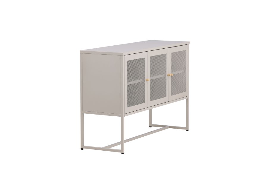 VENTURE DESIGN Malla sknk, m. 3 lger og 2 hylder - beige stl