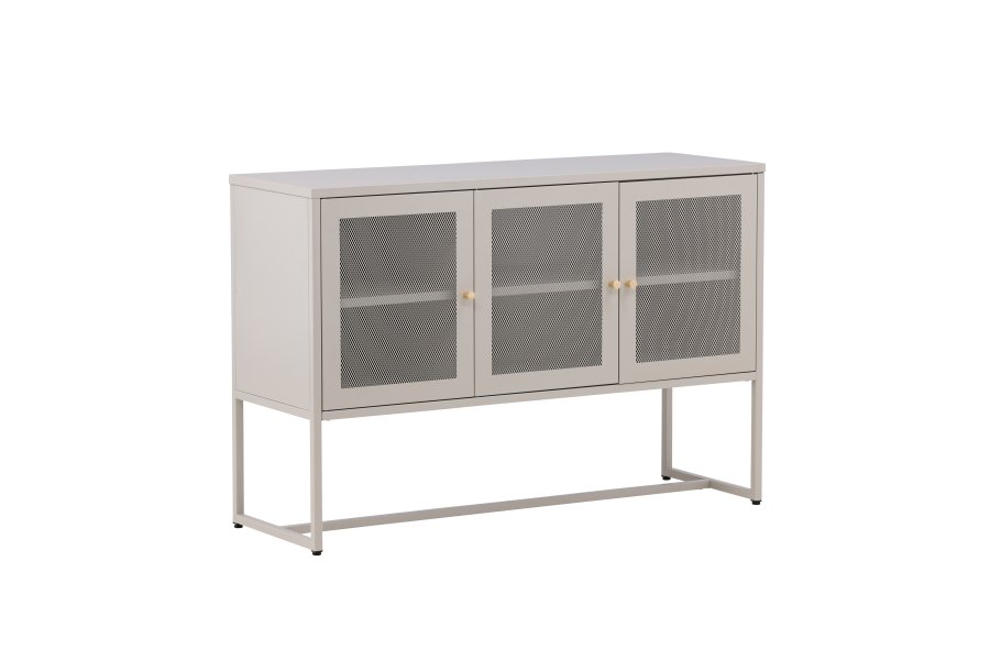 VENTURE DESIGN Malla sknk, m. 3 lger og 2 hylder - beige stl