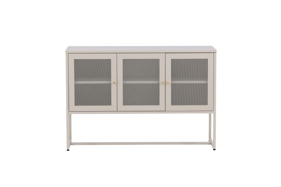 VENTURE DESIGN Malla sknk, m. 3 lger og 2 hylder - beige stl