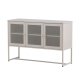 VENTURE DESIGN Malla sknk, m. 3 lger og 2 hylder - beige stl