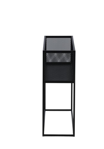 VENTURE DESIGN Netz sidebord, rektangulr - sort stl (110x30)