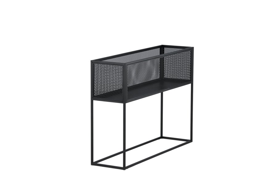 VENTURE DESIGN Netz sidebord, rektangulr - sort stl (110x30)