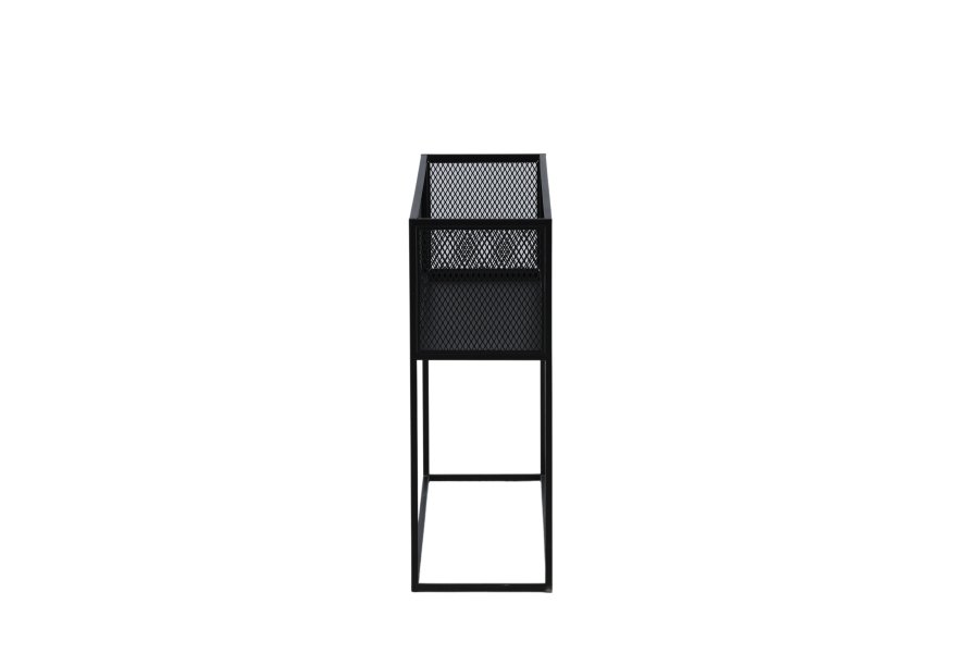 VENTURE DESIGN Netz sidebord, rektangulr - sort stl (110x30)