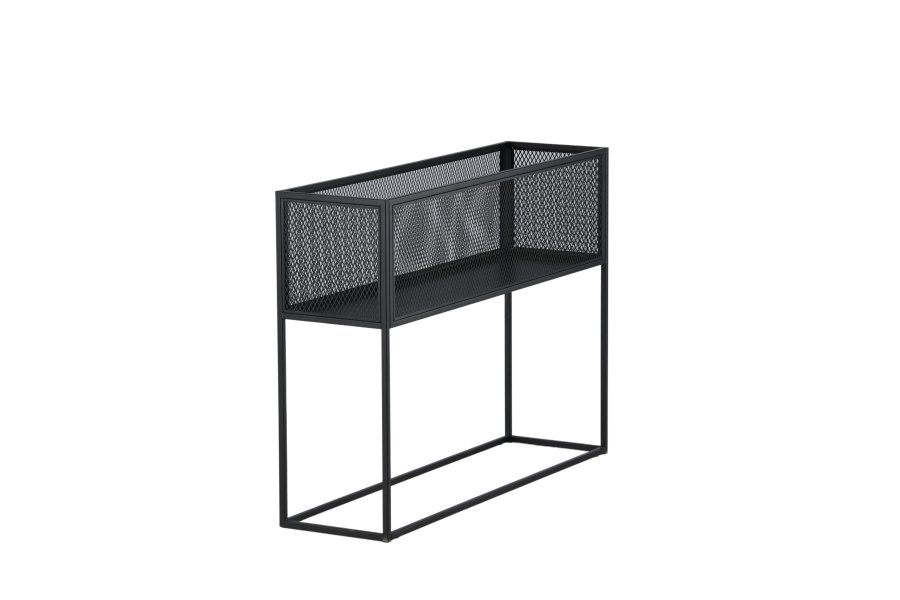 VENTURE DESIGN Netz sidebord, rektangulr - sort stl (110x30)