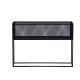 VENTURE DESIGN Netz sidebord, rektangulr - sort stl (110x30)
