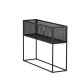 VENTURE DESIGN Netz sidebord, rektangulr - sort stl (110x30)