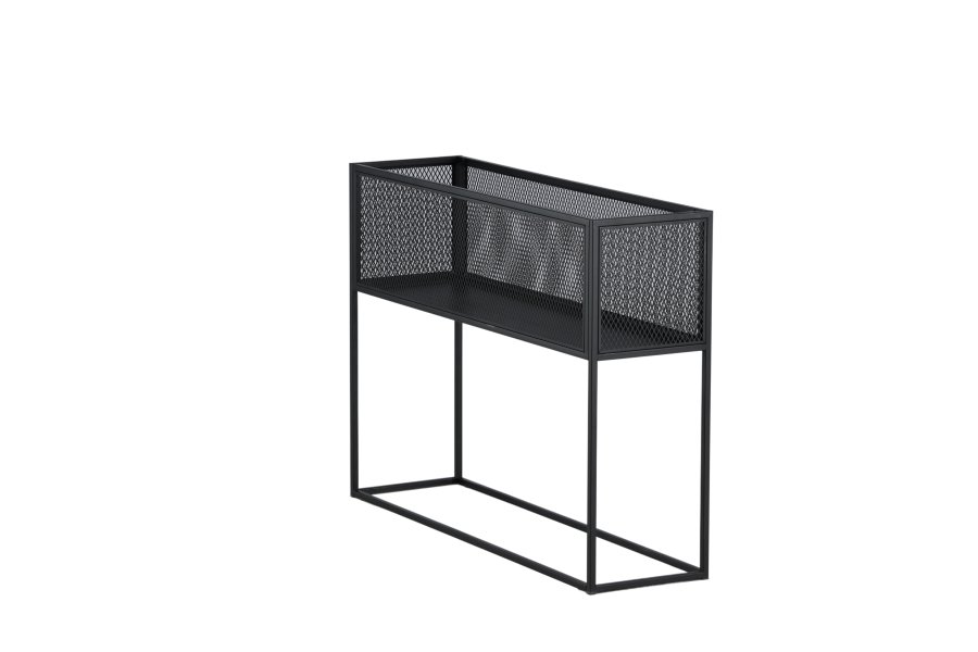VENTURE DESIGN Netz sidebord, rektangulr - sort stl (110x30)
