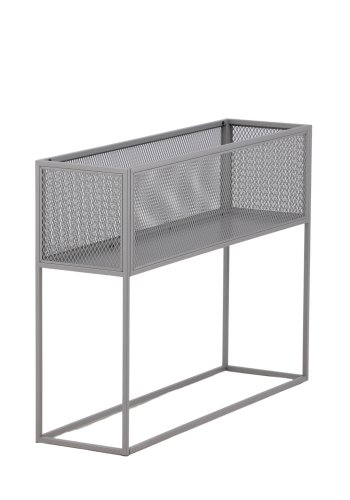 VENTURE DESIGN Netz sidebord, rektangulr - gr stl (110x30)