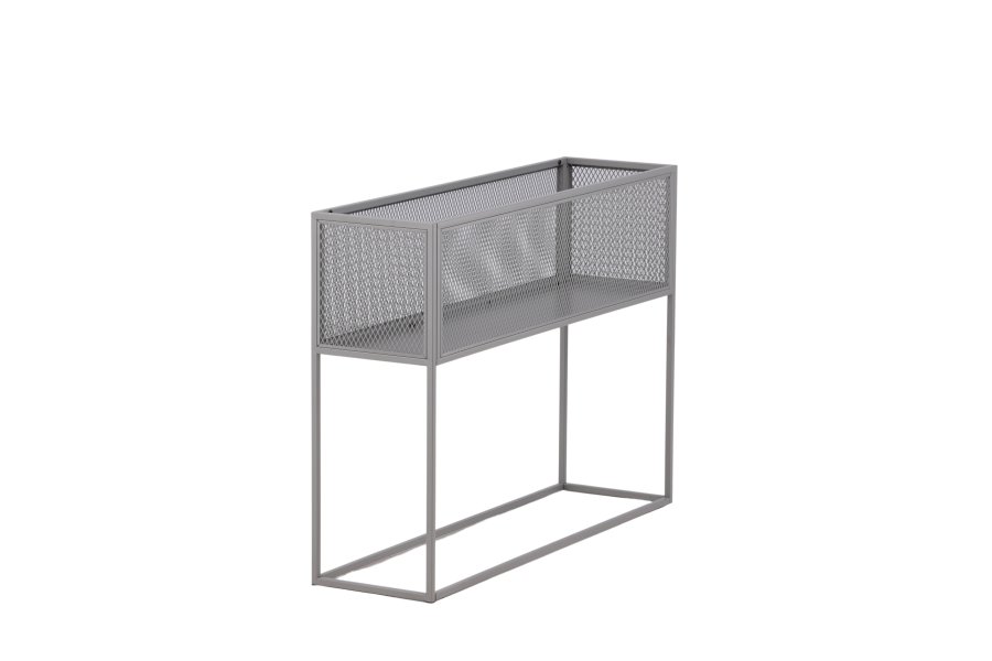 VENTURE DESIGN Netz sidebord, rektangulr - gr stl (110x30)