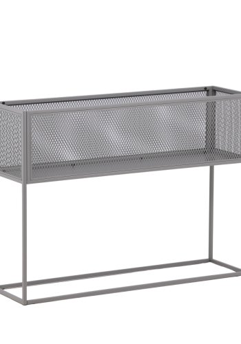 VENTURE DESIGN Netz sidebord, rektangulr - gr stl (110x30)