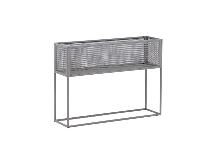 VENTURE DESIGN Netz sidebord, rektangulr - gr stl (110x30)