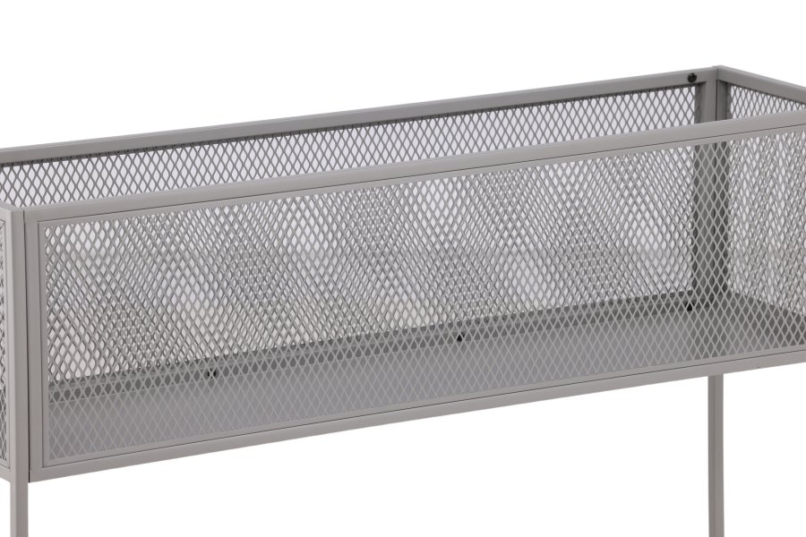 VENTURE DESIGN Netz sidebord, rektangulr - gr stl (110x30)