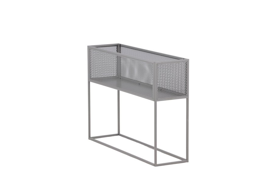 VENTURE DESIGN Netz sidebord, rektangulr - gr stl (110x30)