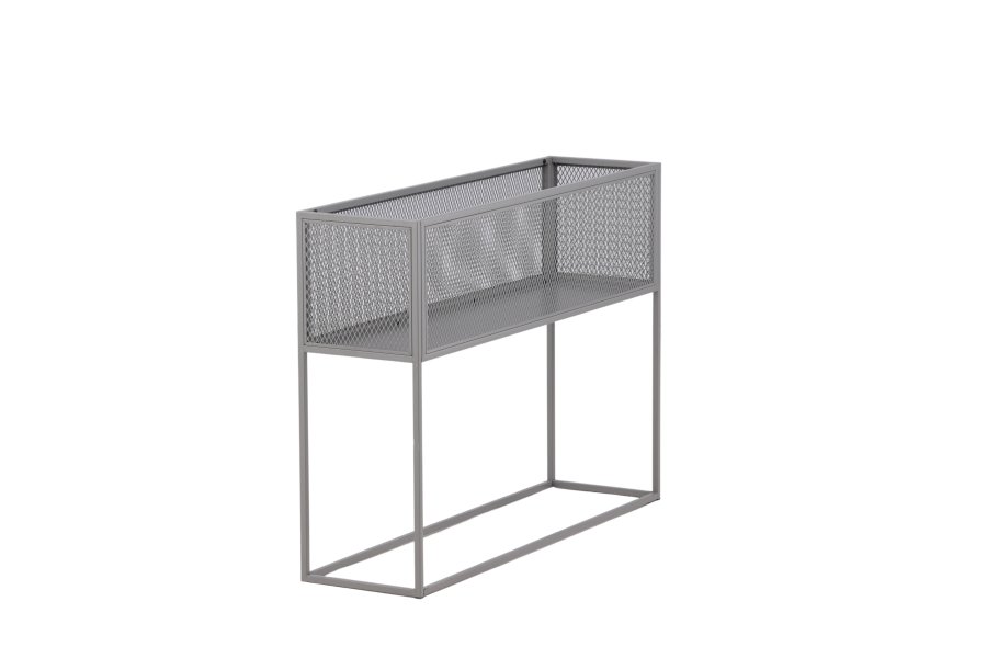 VENTURE DESIGN Netz sidebord, rektangulr - gr stl (110x30)