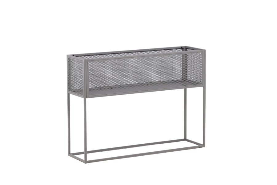 VENTURE DESIGN Netz sidebord, rektangulr - gr stl (110x30)