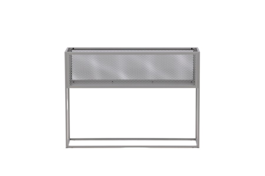 VENTURE DESIGN Netz sidebord, rektangulr - gr stl (110x30)