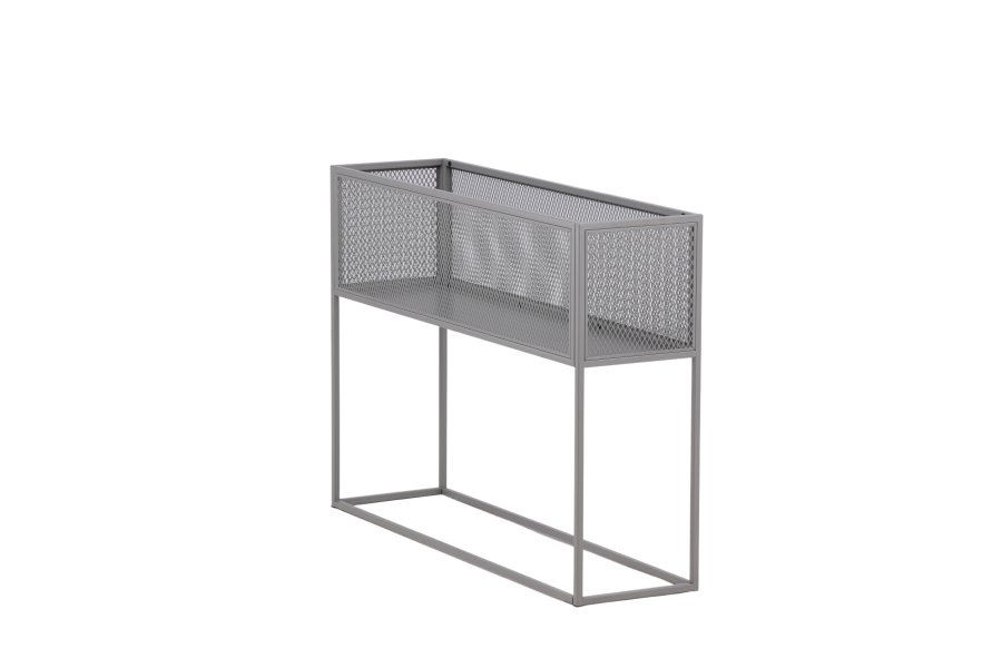 VENTURE DESIGN Netz sidebord, rektangulr - gr stl (110x30)