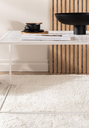 VENTURE DESIGN Netz sofabord, kvadratisk - hvid stl (80x80)