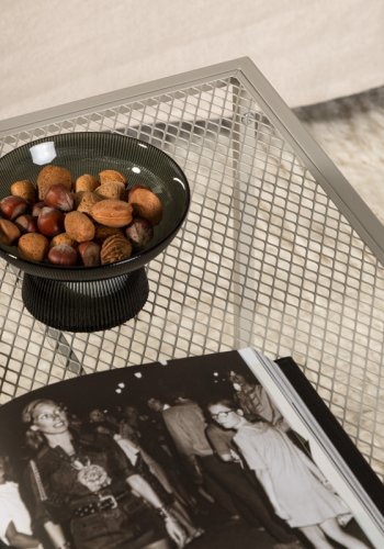 VENTURE DESIGN Netz sofabord, kvadratisk - beige stl (80x80)