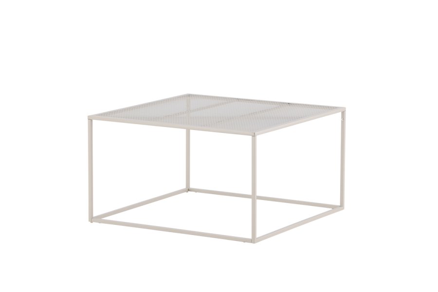 VENTURE DESIGN Netz sofabord, kvadratisk - beige stl (80x80)