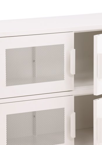 VENTURE DESIGN Nett skab, m. 4 lger og 2 hylder - hvid stl