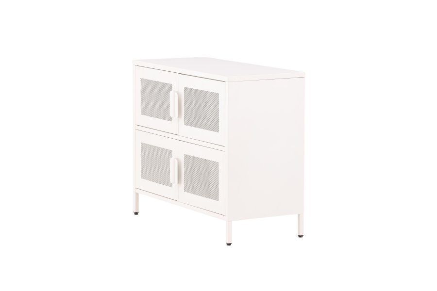 VENTURE DESIGN Nett skab, m. 4 lger og 2 hylder - hvid stl