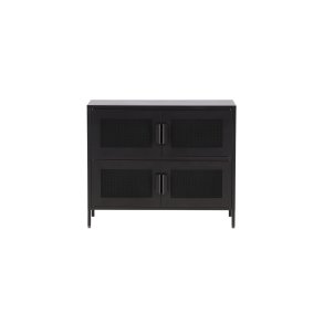 VENTURE DESIGN Nett skab, m. 4 lger og 2 hylder - sort stl