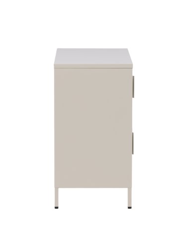 VENTURE DESIGN Nett skab, m. 4 lger og 2 hylder - beige stl
