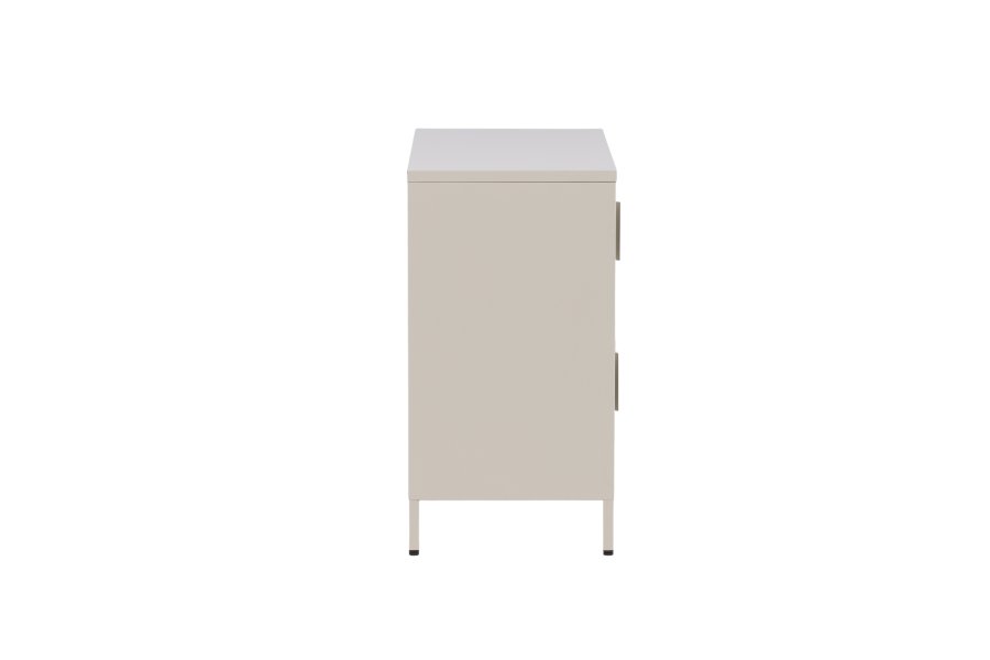 VENTURE DESIGN Nett skab, m. 4 lger og 2 hylder - beige stl