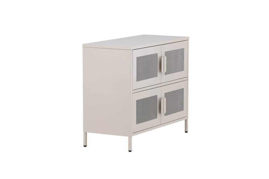 VENTURE DESIGN Nett skab, m. 4 lger og 2 hylder - beige stl