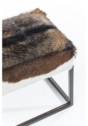 KARE DESIGN Country Life bnk - brunt/hvidt gedeskind og stl 