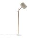 VENTURE DESIGN Dennis gulvlampe - beige hr og hvid/natur stl