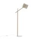 VENTURE DESIGN Dennis gulvlampe - beige hr og beige/natur stl