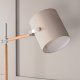 VENTURE DESIGN Dennis gulvlampe - beige hr og beige/natur stl