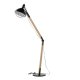 VENTURE DESIGN Kick gulvlampe - natur og sort stl