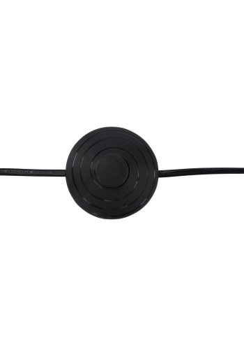 VENTURE DESIGN Kona gulvlampe - linned og sort gummitr