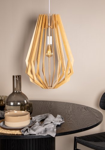 VENTURE DESIGN Spider loftlampe - natur PVC og stl