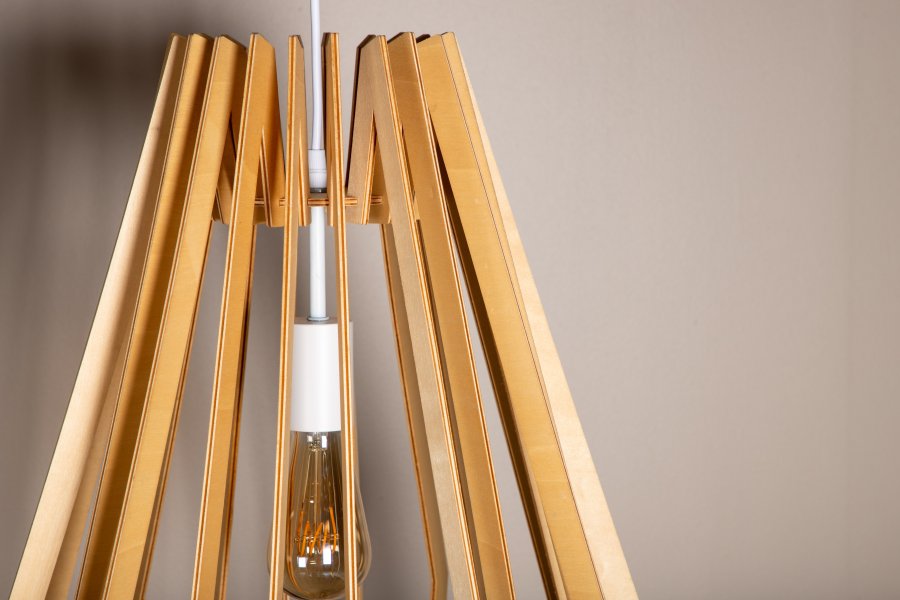 VENTURE DESIGN Spider loftlampe - natur PVC og stl