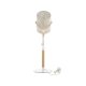 VENTURE DESIGN Dennis bordlampe - beige hr og hvid/natur stl