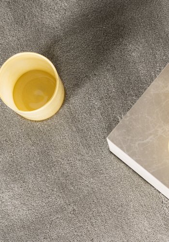 VENTURE DESIGN Blanca gulvtppe, rektangulr - lysegr polyester (290x200)