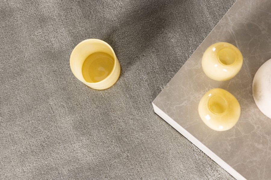 VENTURE DESIGN Blanca gulvtppe, rektangulr - lysegr polyester (290x200)