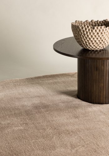 VENTURE DESIGN Blanca gulvtppe, rektangulr - beige polyester (230x160)